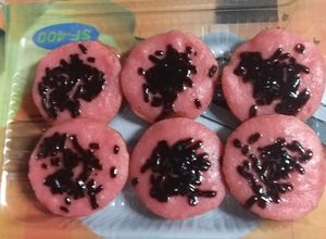 Foto resep Kue lumpur nasi strawberry with meses lumer