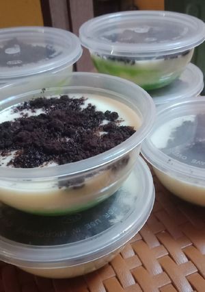 Foto resep Pandan cheese oreo cup