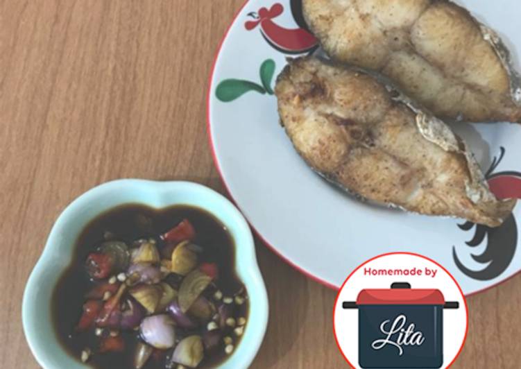 Cara Gampang Membuat Tenggiri goreng sambal kecap sederhana #homemadebylita Anti Gagal