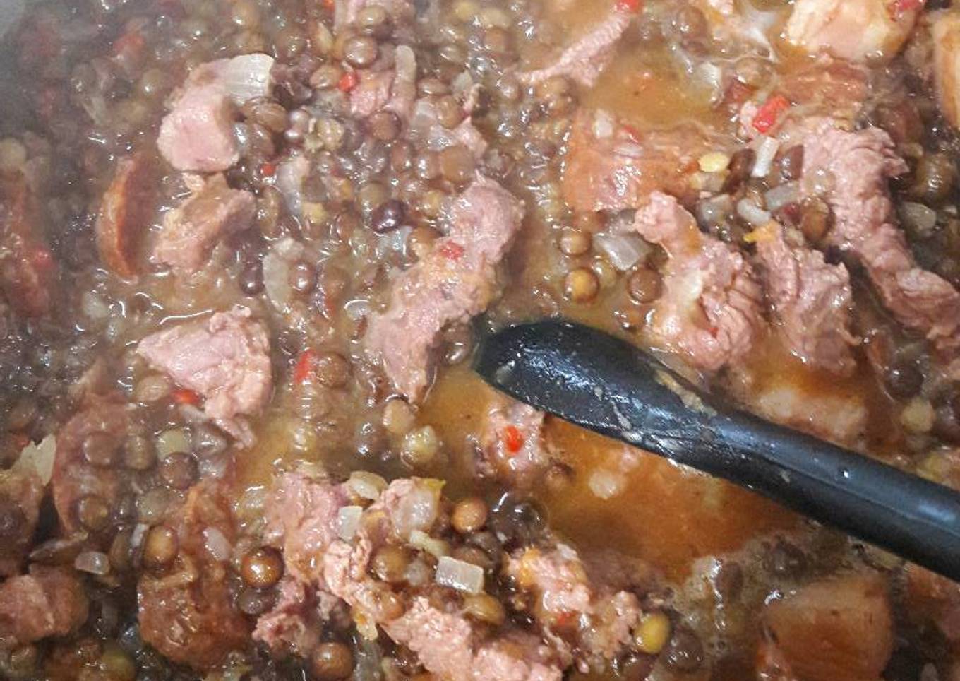Guiso de lentejas, el mejor 馃槉