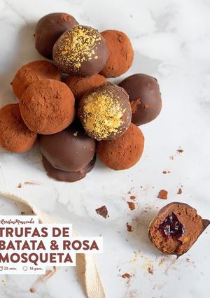 Una foto de Trufas de batata & Rosa Mosqueta