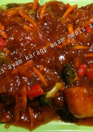 Foto resep Nuggets ayam karage asam manis