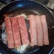 Rollitos de jamón empanizados