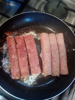 Una foto de Rollitos de jamón empanizados