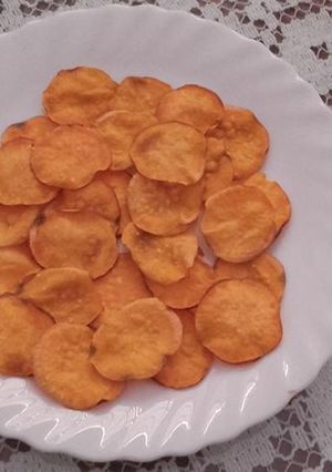Una foto de Chips de batata (boniato)