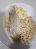 Filetes de merluza al vapor con naranja