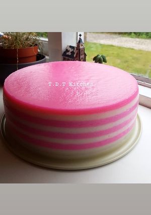 Foto resep Lapis beras rose/mawar