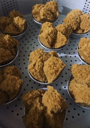 Foto resep Bolu kukus gula merah, lembut dan pasti mekar