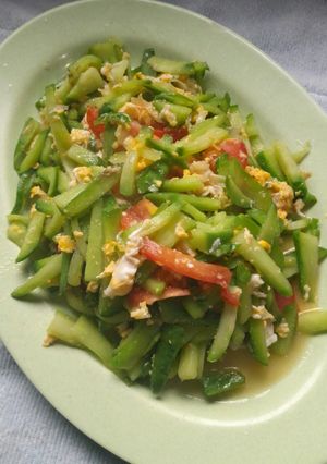 Foto resep Tumis Labu Siam Orek Telur