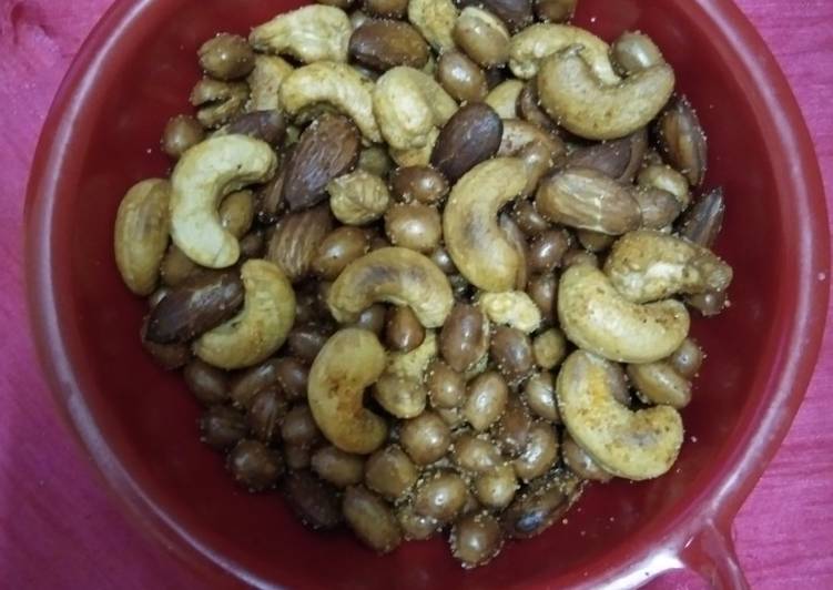 Step-by-Step Guide to Cook Appetizing Masala dry fruits