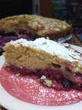 Tarta de berries y almendras
