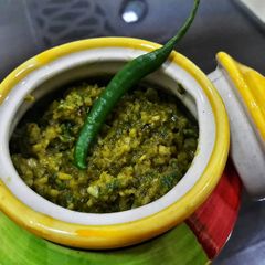 A picture of Hot and Spicy Mirchicha Thecha.