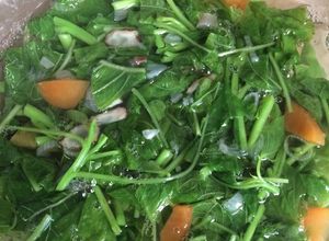 Foto resep Sayur bening bayam temu kunci