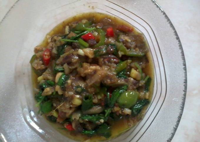 Sambel Oncom cabe Gendot