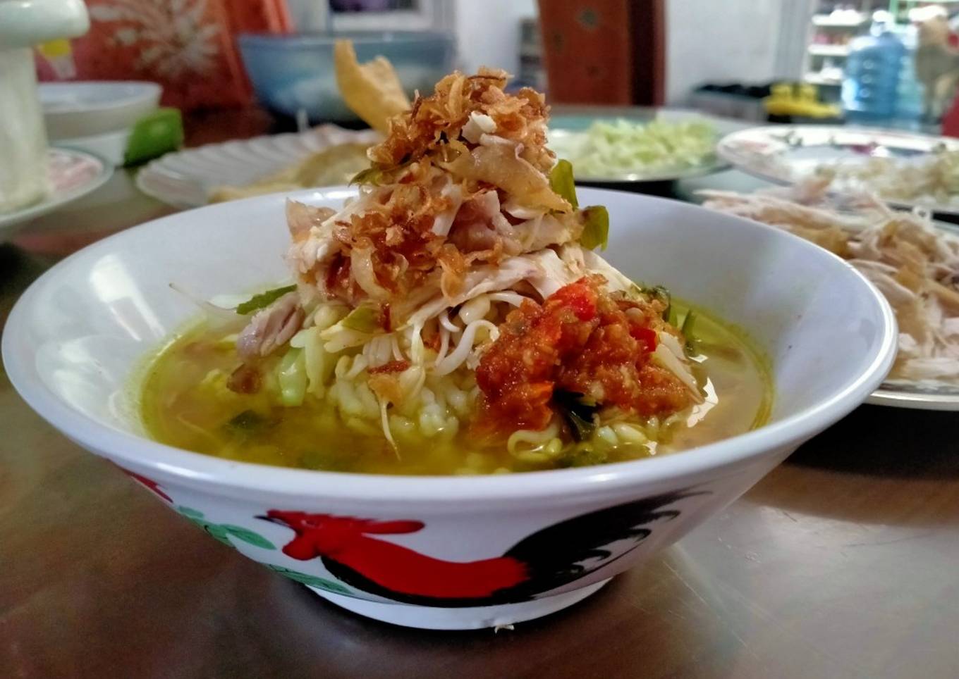 Soto Ayam Bumbu kuning