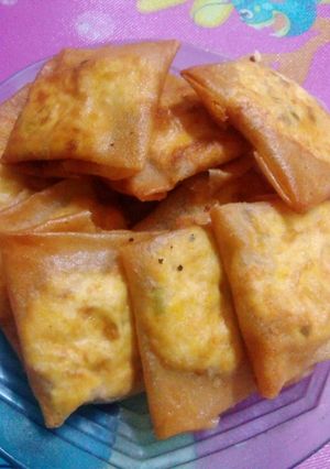 Foto resep Martabak telur tahu #day10