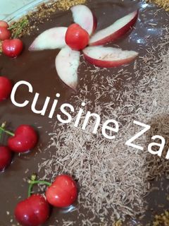 صورة لوصفة كيكة بالشكولا