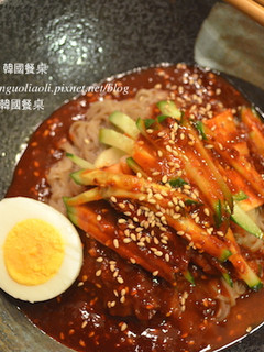 韓國拌冷麵 비빔냉면 的食譜成品照片