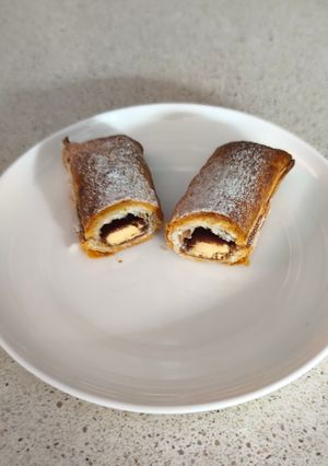 Una foto de Mini Napolitanas Kinder