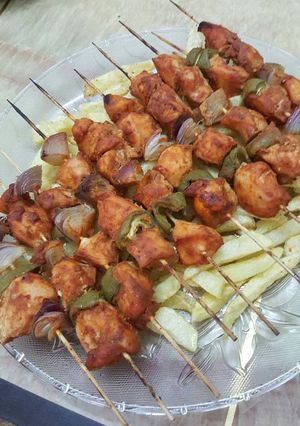 صورة لوصفة شيش طاووق🍡🍡