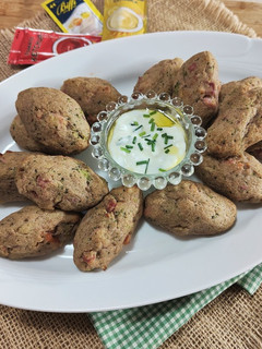 Foto di Polpette di broccoli siciliani e cavolo rosso
