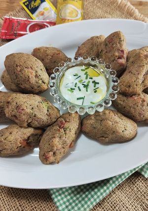 Foto di Polpette di broccoli siciliani e cavolo rosso