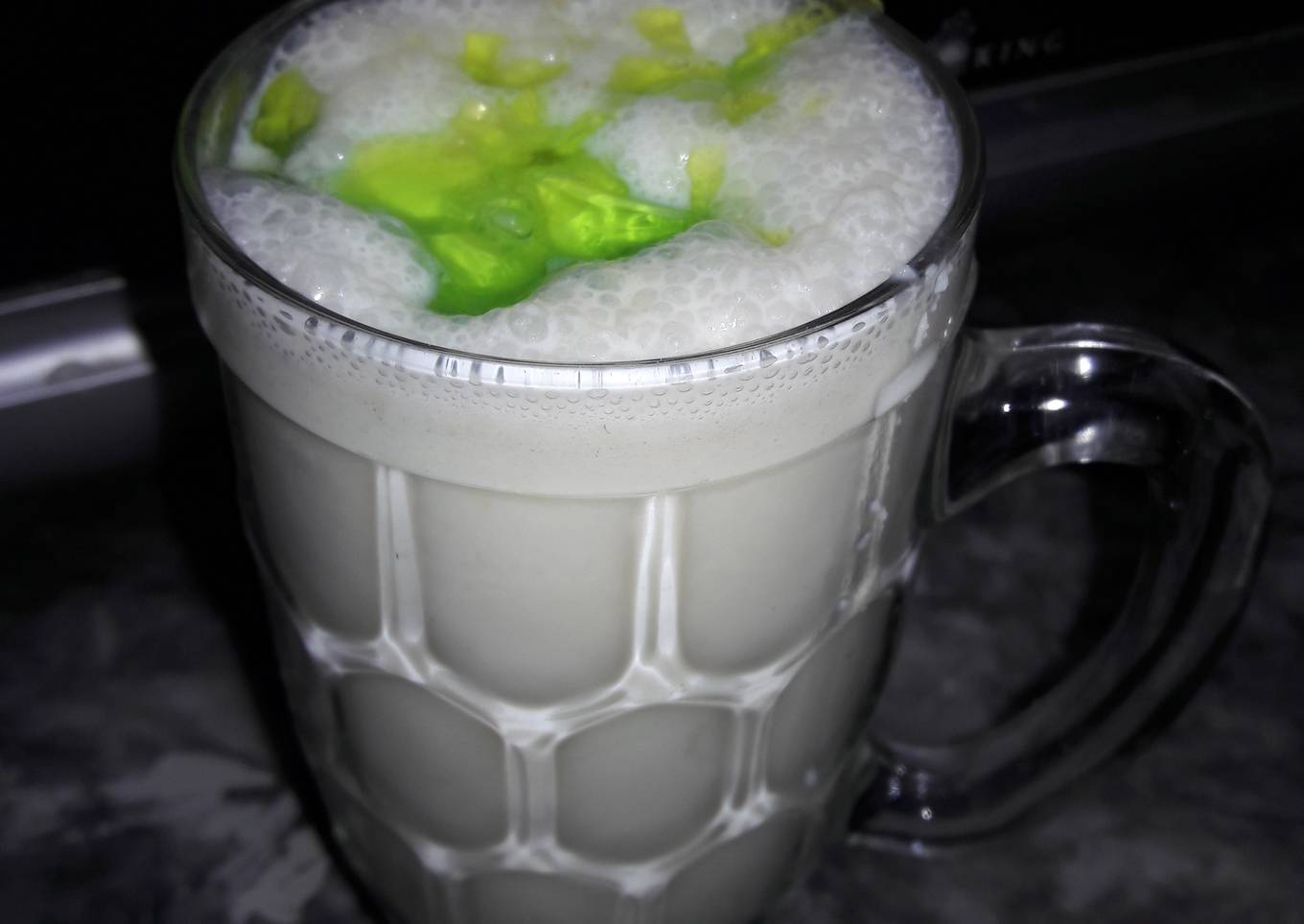 Apple & Banana jello shake #RamadankiTayari