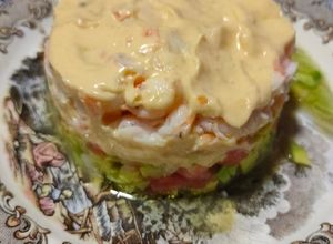 Foto principal de Tartar de aguacate y langostinos cocidos