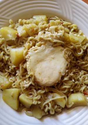 A picture of My noodles recipe.