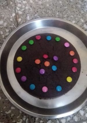 A picture of Oreo Biscuit cake.
