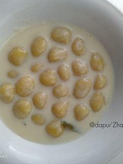 Foto resep Candil ketan ubi kuah susu