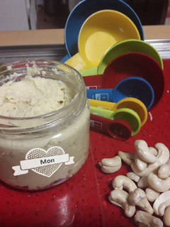 Una foto de Queso crema de anacardos