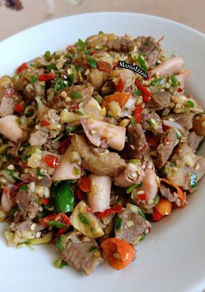 Foto resep Sei Sapi Mercon Baby Cumi ala MamaIzzan