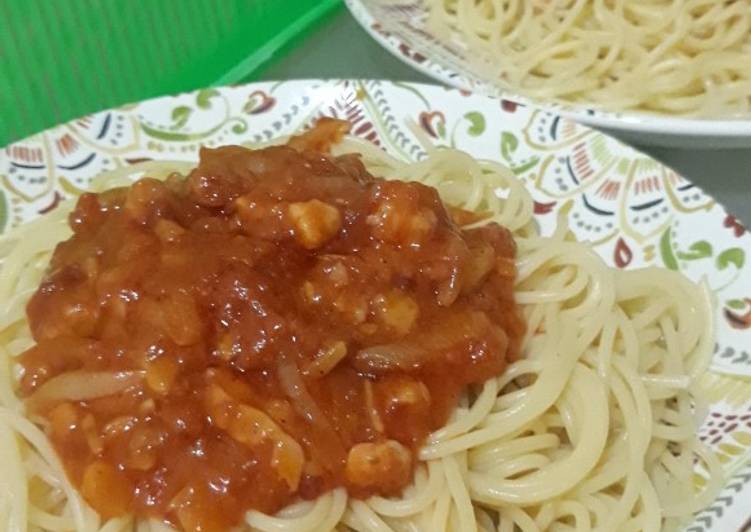 Spaghetti Bolognese Rumahan