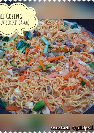 Foto resep Mie Goreng (tekstur sedikit basah)