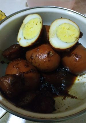 Foto resep Telur Coklat Masak Kecap