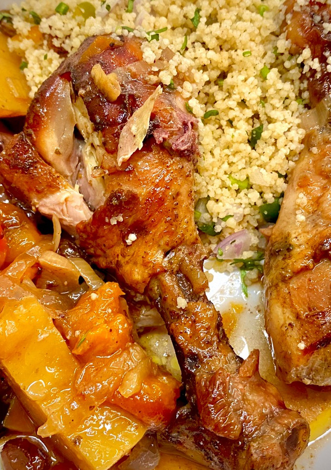 Una foto de Tajín de pollo al horno