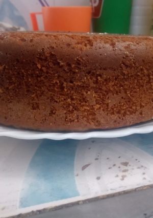 A picture of Simple vanilla cake recipe (charcoal jiko baked).