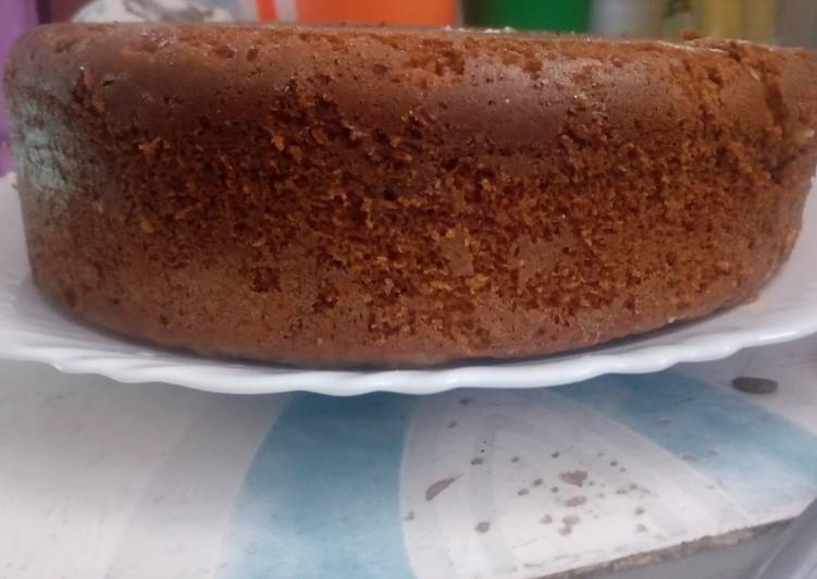 How to Make Super Quick Homemade Simple vanilla cake recipe (charcoal jiko baked)
