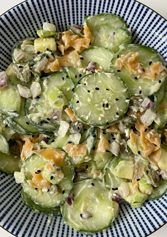 Una foto de Ensalada de pepino