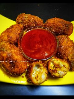 চীজ লোডেড চিকেন বম্বস(Cheese loaded chicken bombs recipe) রেসিপির প্রধান ছবি