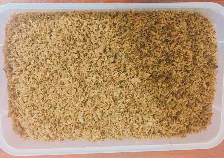 Bahan-bahan Abon atau Rebuk Ikan Sederhana Untuk Jualan