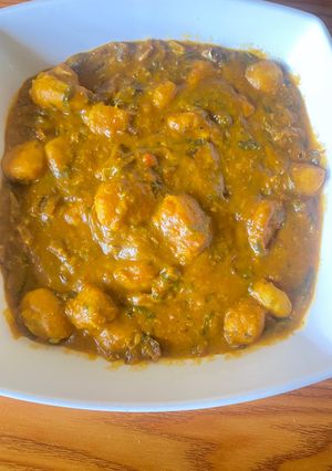 A picture of Cocoa yam porridge.