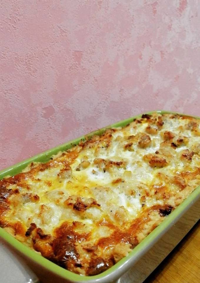 Кіш з м'ясом