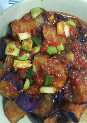Foto resep Terong pete bumbu balado pedes manis
