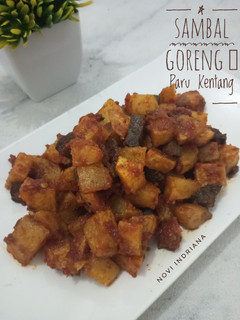 Foto resep Sambal Goreng Paru Kentang