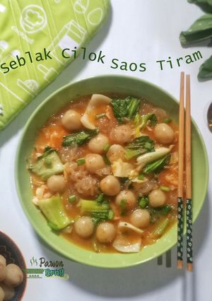 Foto resep Seblak Cilok Saos Tiram
