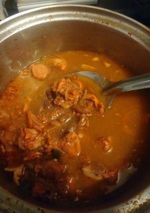 A picture of Frijoles Charros.
