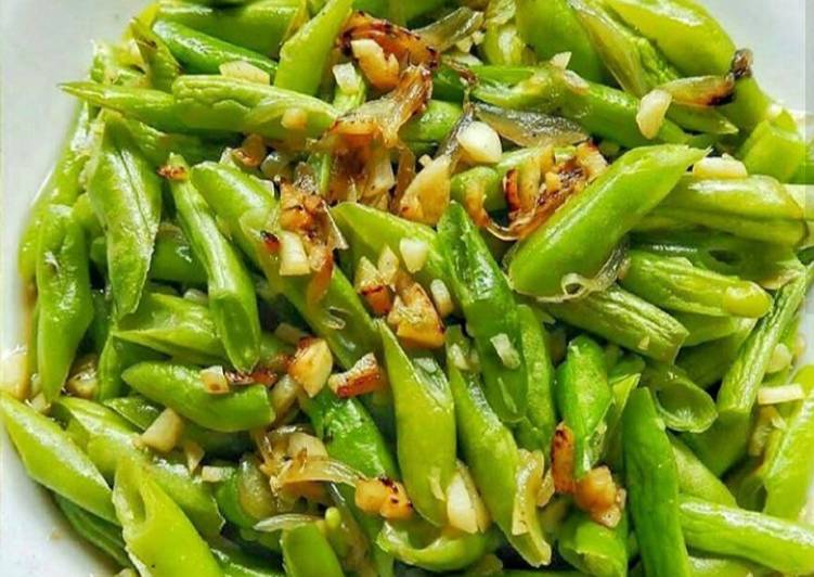 Resep Tumis Buncis Garlic Lezat