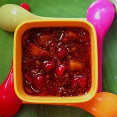A picture of SWEET PICKLE of CHERRY 🍒 & PINEAPPLE 🍍.